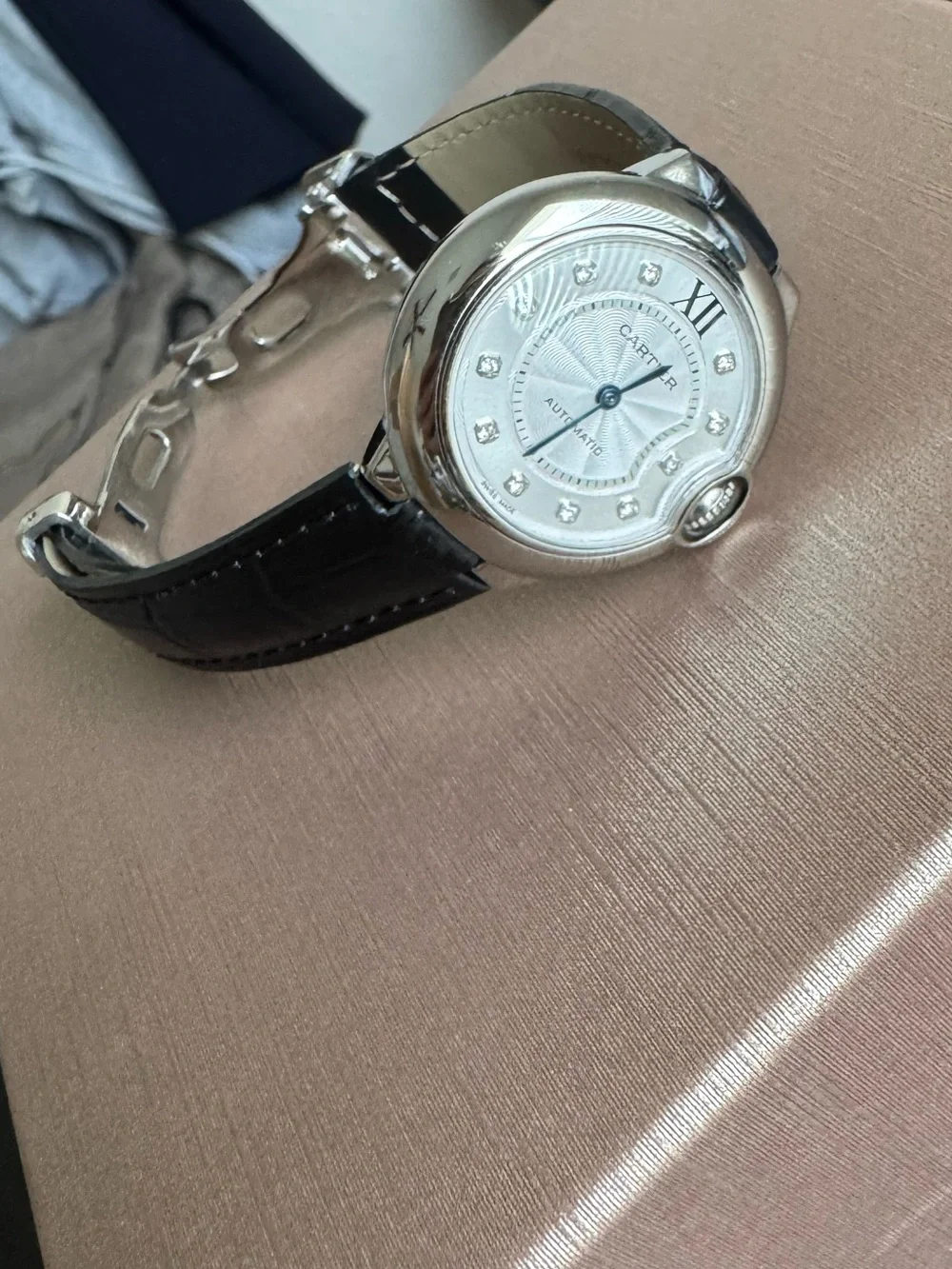 Source Unknown black leather